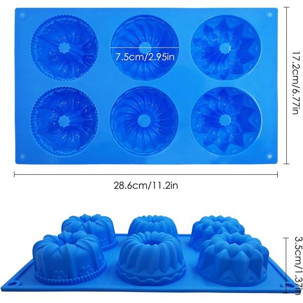 Безвредная многоразовая прессформа десерта силикона, безопасные прессформы силикона для украшать торта