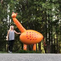 Sculpture de girafe en acier inoxydable parfaite pour les espaces intérieurs et extérieurs H2.4m