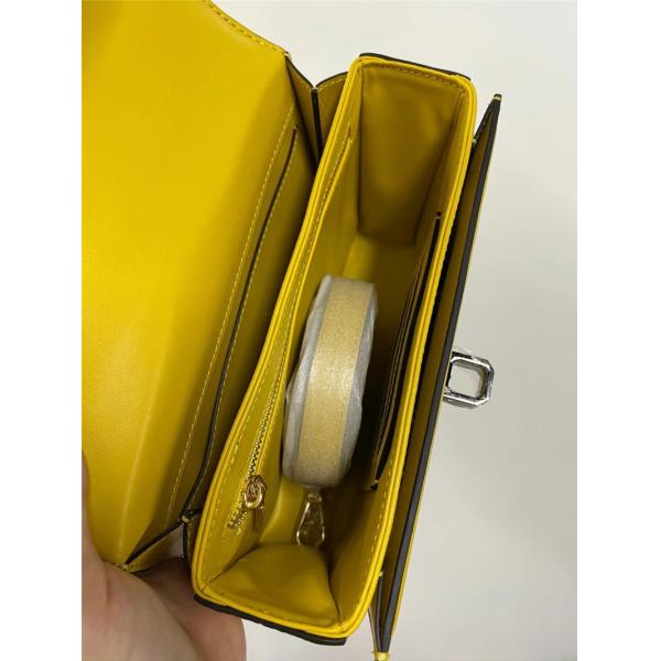 Authentic Crocodile Belly Skin Women Small Orange Purse Lady Chain Handbag Genuine Alligator Leather Female Shoulder Bag