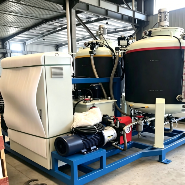 Polyurethane Spraying Thermal Winding Polyethylene Wrapping Production Line