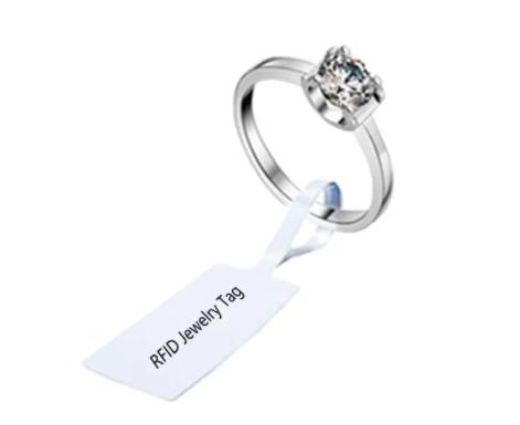 UHF RFID Jewelry label LAB103 , Passive Jewelry Tamper proof Tracking Security UHF Rfid Tag Jewellery Label
