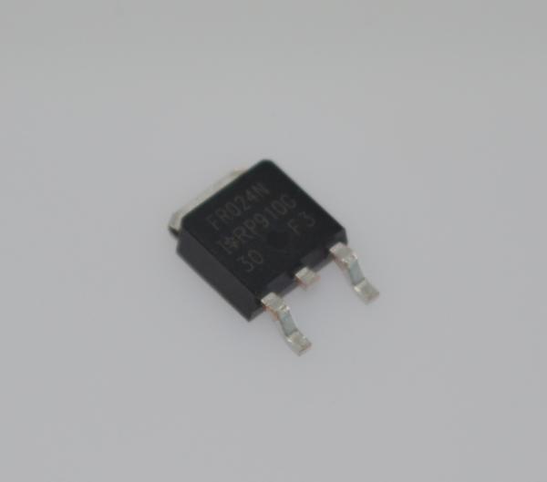 IRFR024NTRPBF 55V 24A N-Channel MOSFET with Ultra-Low 0.028Ω RDS(on), Fast Switching Speed 100% Avalanche Tested Compact DPAK Package Lead-Free & RoHS Compliant