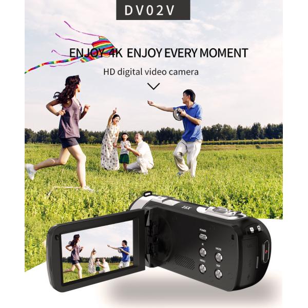 4k 30fps Waterproof Handheld Camcorder 48M EIS Handy HD Mini DV Camera