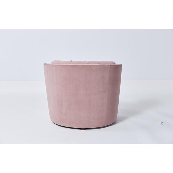 Luxury Comfortable Living Room Furniture Couches Pink Velvet Fabric With Solid Wood