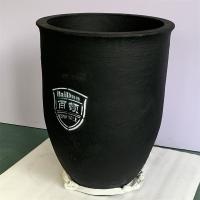150kg Capacity Zinc Melting Crucible Chemical Resistance Round Industrial Carbide