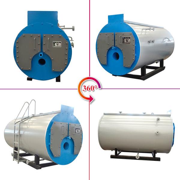 Horizontal Type Fire Tube Industrial Oil / Natural Gas Fired Wns Steam Boiler