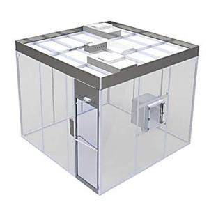 騒音レベル≤65dB LEDの照明の磨かれたクリーンルームの空気シャワーのEntranceway