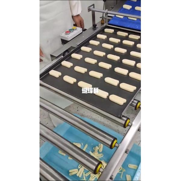 1000 кг/ч Линия производства кондитерских изделий Автоматическая линия формования пальмиров для пищевой фабрики