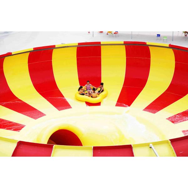 скольжение воды шара космоса 16m конструкция парка красных/желтого цвета Aqua