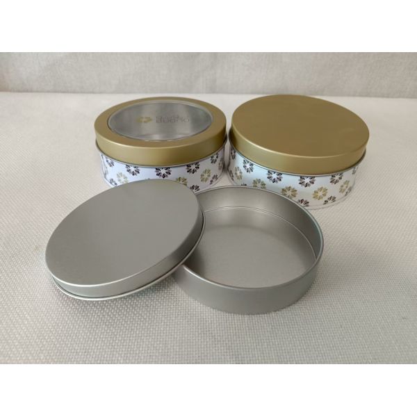 1g 2g Saffron Candy Tin Cans Storage Jars Empty Metal Boxes Recyclable Tinplate for Tea Saffron