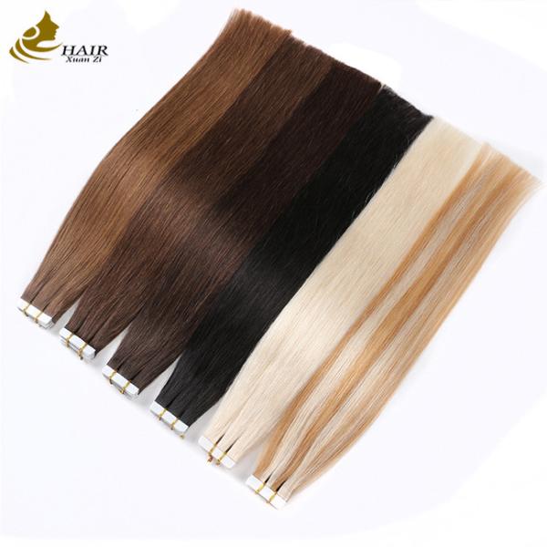 Factory Supplier Remy 100% Human Skin Weft Invisible Double Faced Russian Tape Hair Extension