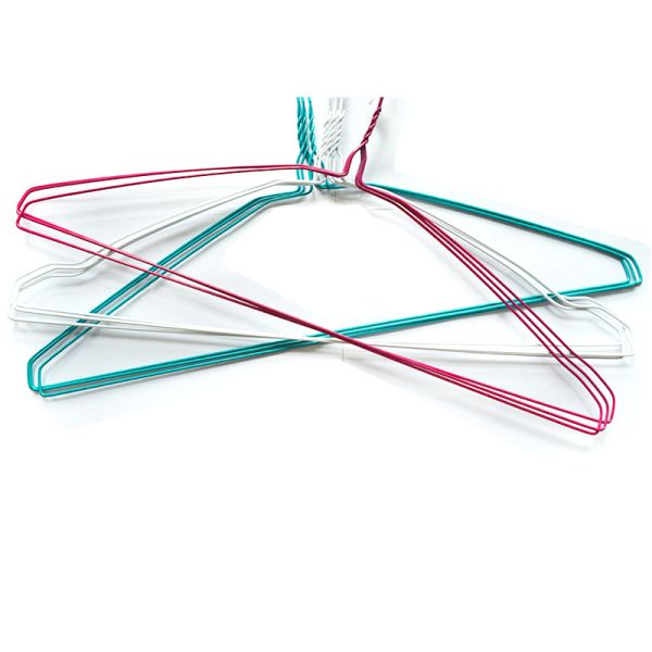Laundry Metal Clothes Hangers Space Saving Sturdy Metal Construction Ideal for Dry Cleaning and Retail Garment Storage