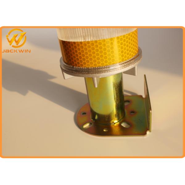 Roadside Safety LED Solar Barricade Warning Lights With Anti Theft Holder