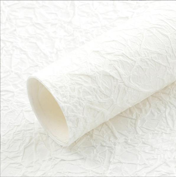Handmade Stone-Textured Paper Flower Bouquet Art Packaging Pleated Flower Paper in Many Colors