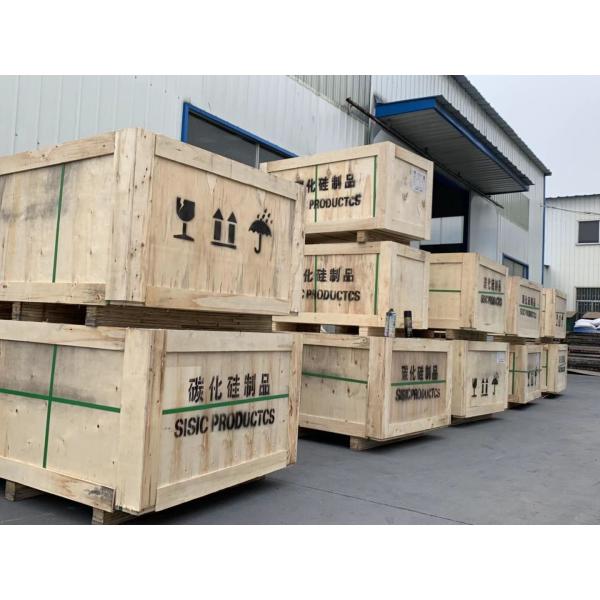 ISO9001 Silicon Carbide Pipe / Sleeve / Tube Good Thermal Conductivity