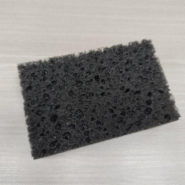 80x50x30mm Black Car Wash Sponge - Powerful Cleaning & Scratch Reduction
