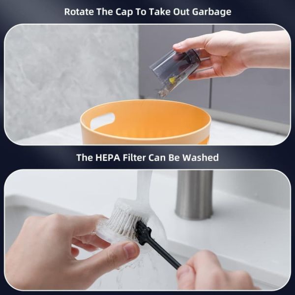 High Power Cordless Vacuum Cleaner With Air Blower Charging Base