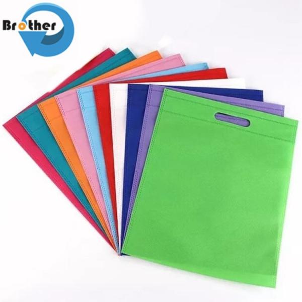 Wholesale T Shirt Vest D W Cut PP Non Woven Canvas Cotton Nylon Polyester Drawstring Supermarket Tote
