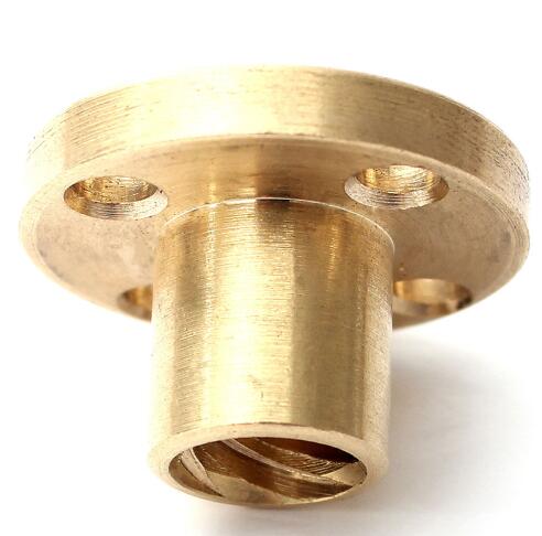 Brass Nut Stainless Steel Hardware Fasteners For 8mm T8 Leadscrew Threaded Rod CNC 3D Printer Tool Parts