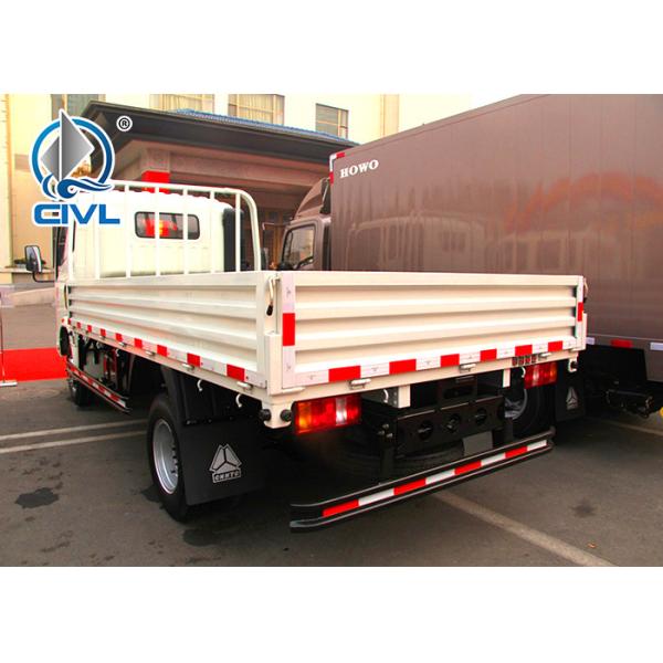 4 X 2 Cargo Light Duty Cargo Trucks   New Howo Sidewall Cargo Truck  120hp Engine