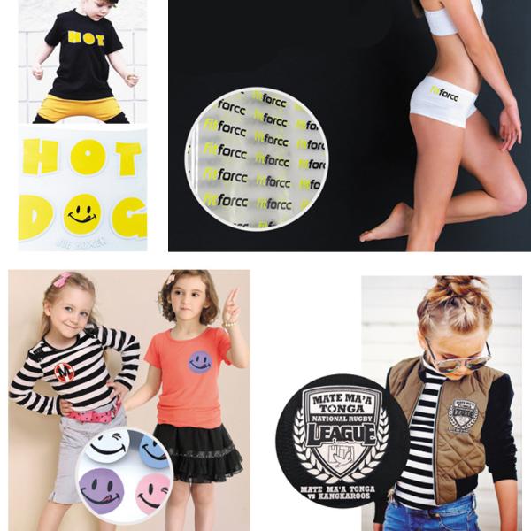 Применять обложку к дружелюбному стикеру винила передачи тепла для одежд детей