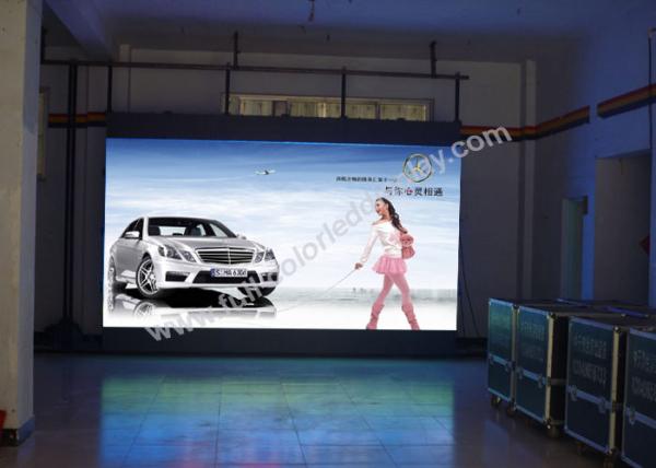 Convenient Led Stage Curtain , Tri Color Led Display Rental 40000dots/Sq.M