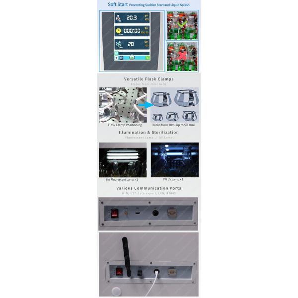 Refrigerated Orbital Laboratory Incubator Shaker ST-217R