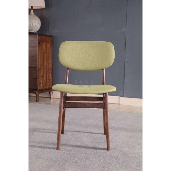 Fabric Modern Fashion Design Ash Wooden Dining Chair
