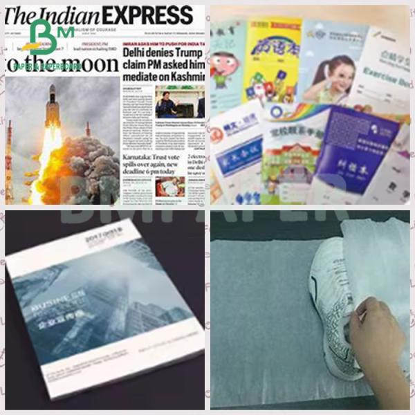 42 грамм Устойчивая к влаге газетная бумага Пакетная бумага для обуви