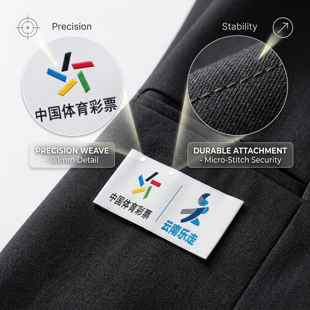 Broad Loom Custom Garment Tags Durable and Stylish Apparel Labels Custom Solutions for Clothing Manufacturers