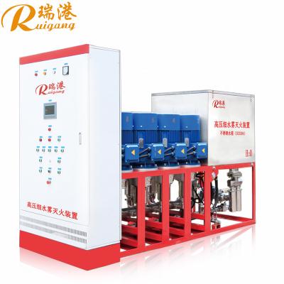 14MPa Stainless Steel Water Mist Fire Extinguishing System With Dual Jockey Pumps