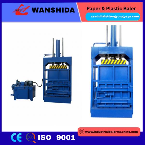 Recycling Vertical Baler Machine – 60-120kg Bale Weight With 31s Cycle Time For Waste Handling