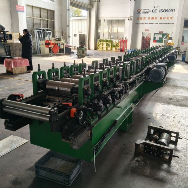 High Speed 10m/Min 70mm Diameter Blind Tube Roll Forming Machine Steel For Window Or Door Awnings