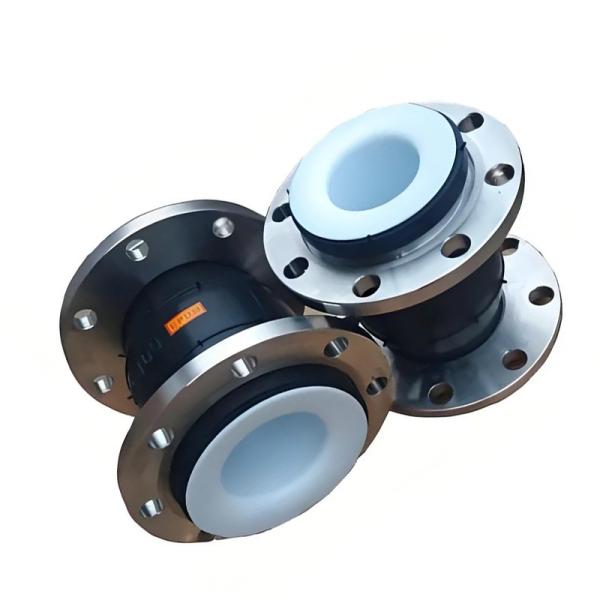 24inch Large Diameter Stainless Steel Flange Neoprene Rubber Expansion Joint PTFE Lined Rubber Flexible Fittings