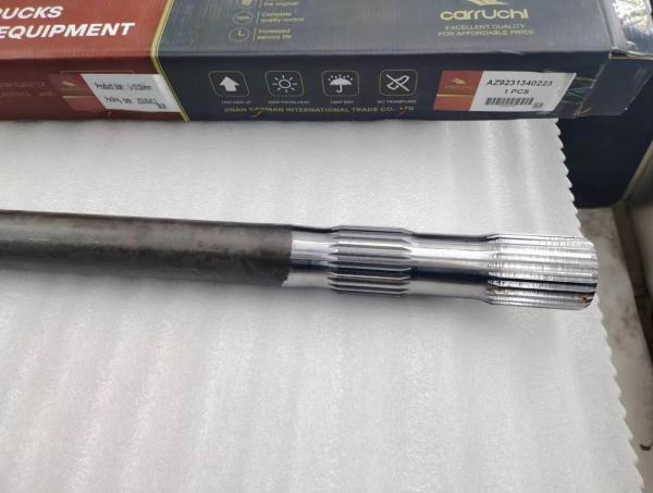 113*9*9cm 16.5KG  Durable and Long-Lasting Truck Spare Parts HC16 Half Shaft for Sinotruk HOWO Apply to Sinotruk HOWO HC16 axle parts