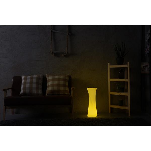 Plastic Wireless Glow In The Dark Flower Pots Elegant Desigh For Nightclub