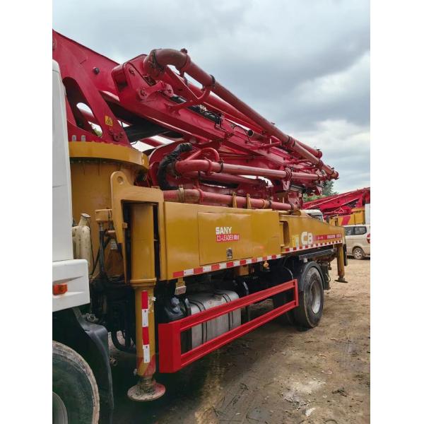 Hydraulic Machining Process 2020 Used 37m Concrete Pump Truck for Concrete Boom Pump