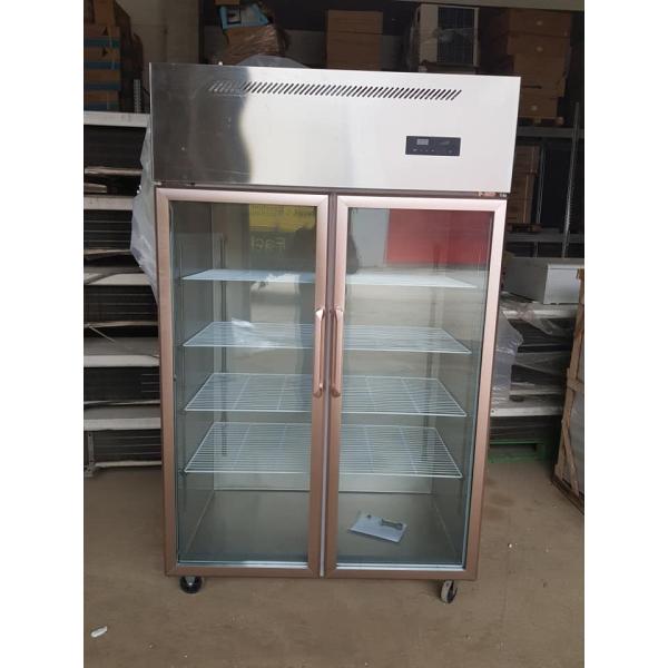 220V Double Door Fridge Freezer Commercial 1.2m Double Temperature