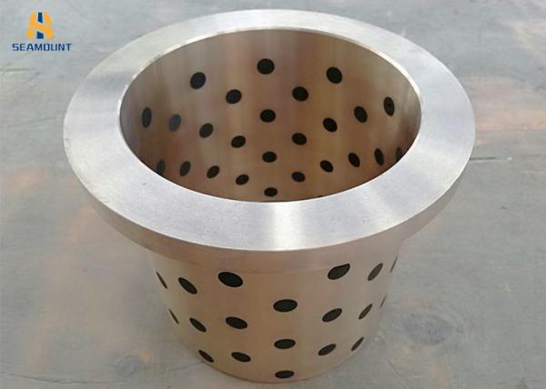 Oil Free Round Linear Graphite Flanged Copper Slide Bearing Cone Crusher Components