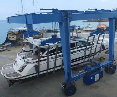 5 -15m Lifting Height Yacht Boat Hoist Crane Machine 8.5m/Min Speed