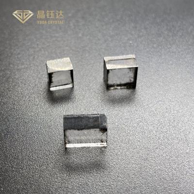 CVD retangular Diamond For Ring cru áspero da cor de 7mm 9mm GH