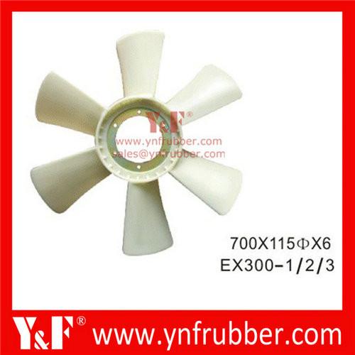 Pá do ventilador da máquina escavadora para , Volvo, KOMATSU, Hitachi, Sumitomo, Kobelco, Kato, Hyundai, Doosan, Daewoo, Kubota,