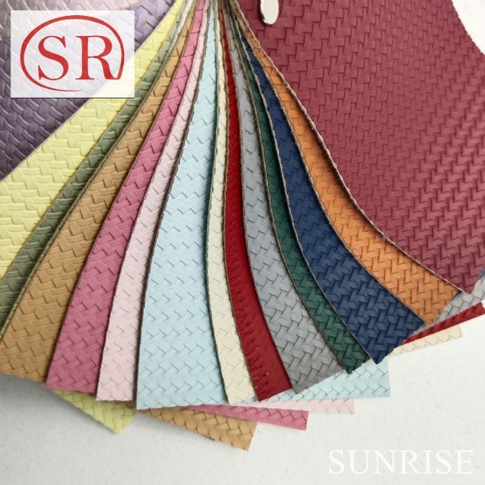 PU Synthetic Leather Knitted Backing Embossed Pattern Digital Print for Bag Sofa Garment All Kinds Printed Fabric Stretch