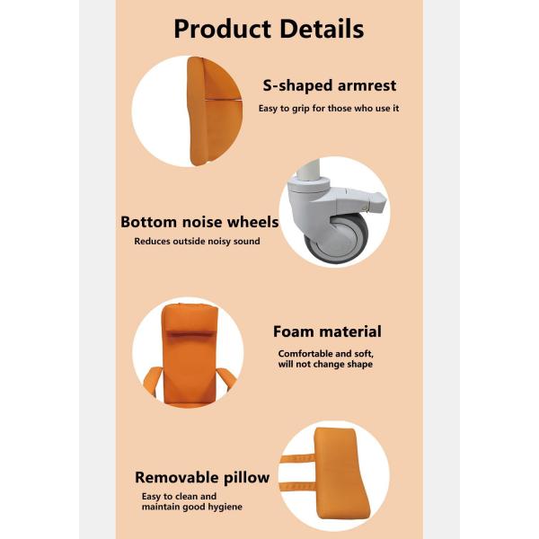 Safe and Comfortable Semi-paralyzed Transfer Lift Chair Multifunctional Design for Movable Patient Care