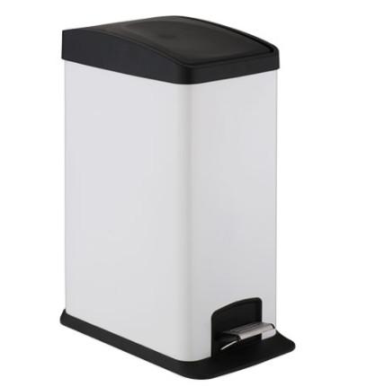 Stainless Steel Kitchen Garbage Can With Foot Pedal  Waste Bin Dustbin for Office