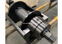 Treuil hydraulique du tugger 68KN avec le câble pour le tracteur de déchargeur d'escavador de chargeur de grue
