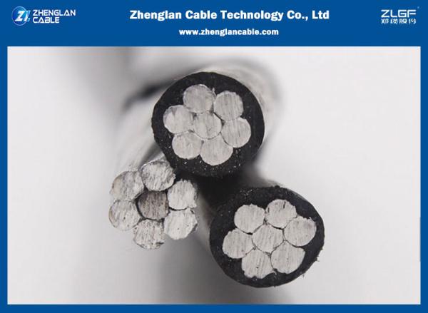 ASTM B-230 Duplex Acsr Cable 600V Secondary Type With Steel Wire Aluminum Strand