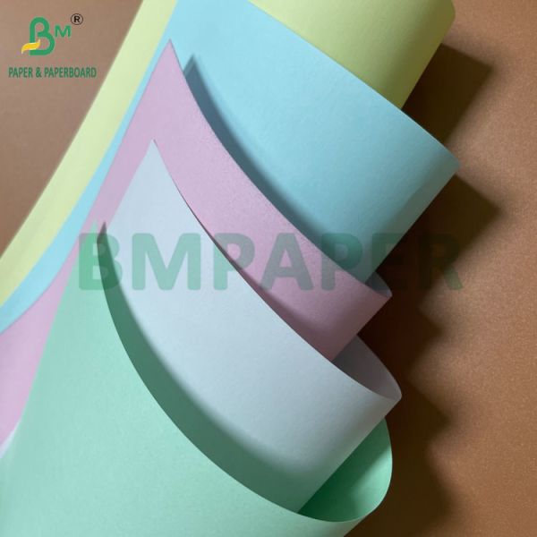 58gsm 65gsm NCR Carbonless Paper Jumbo Roll Blue Image for Receipt Book