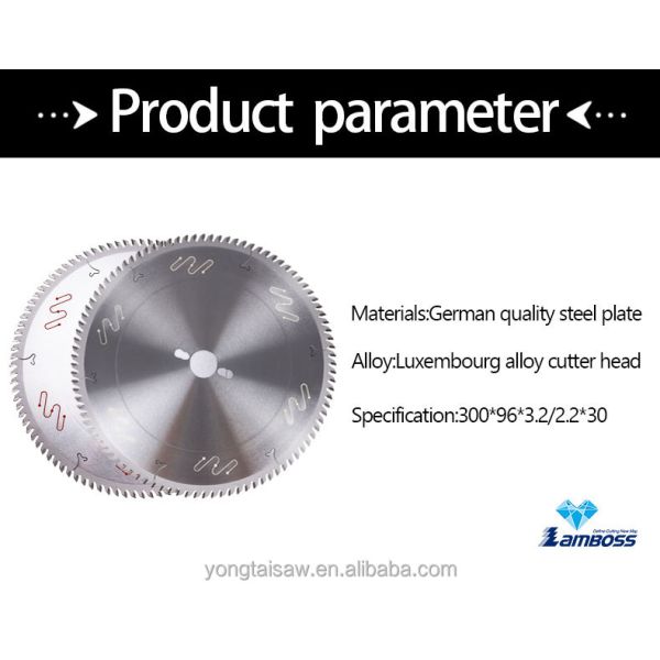 Lamboss Custom Sliding Table Circular Saw Blades for Laminate MDF Circular Saw Blades
