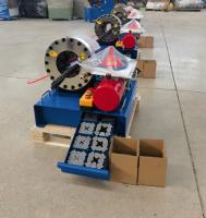 frisador elétrico da mangueira da máquina hidráulica da imprensa da tubulação 12v para os produtos de borracha